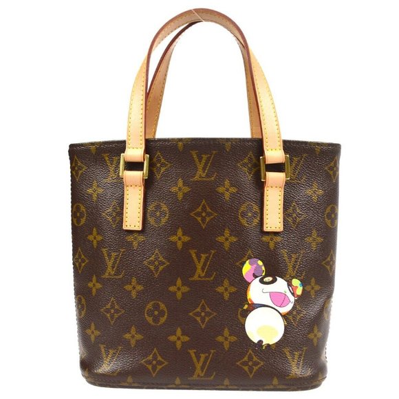 Authenticity Guarantee Louis Vuitton Vavin PM Hand Tote Bag Purse Monogram Panda - Picture 1 of 12